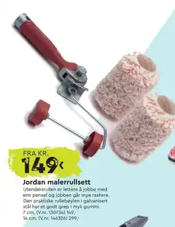 Mekk Jordan malerrullsett tilbud