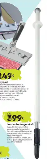 Mekk Jordan forlengerskaft tilbud