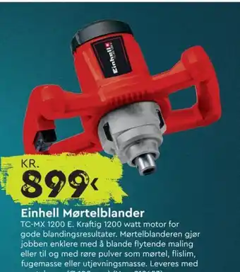 Mekk Einhell Mørtelblander tilbud