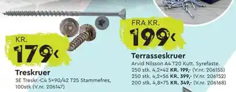 Mekk Terrasseskruer tilbud