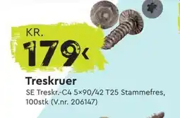 Mekk Treskruer tilbud