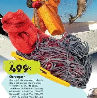 Mekk Ørretgarn tilbud