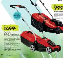 Mekk Einhell Gressklipper tilbud