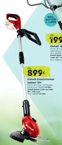 Mekk Einhell Buskrydder tilbud