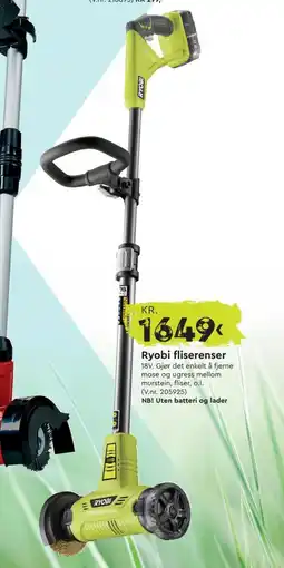 Mekk Ryobi fliserenser tilbud