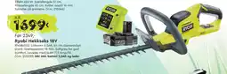 Mekk Ryobi Hekksaks 18V tilbud