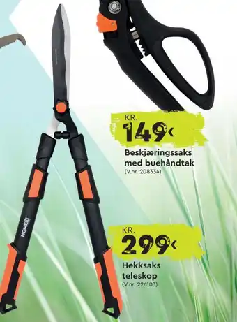 Mekk Beskjæringssaks tilbud