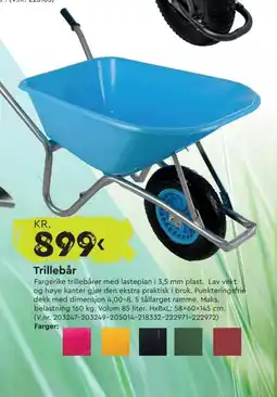 Mekk Trillebår tilbud