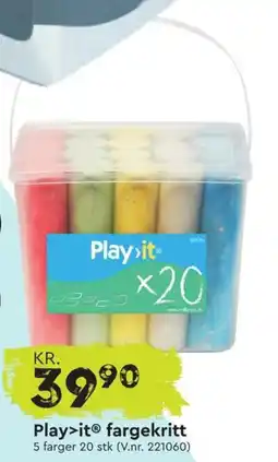 Mekk Play>itⓇ fargekritt tilbud
