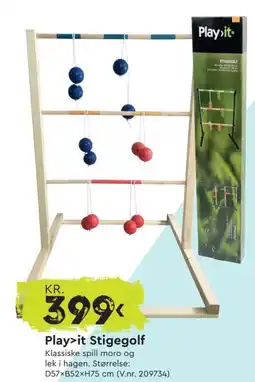 Mekk Play>it Stigegolf tilbud