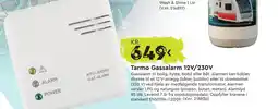 Mekk Tarmo Gassalarm 12V/230V tilbud
