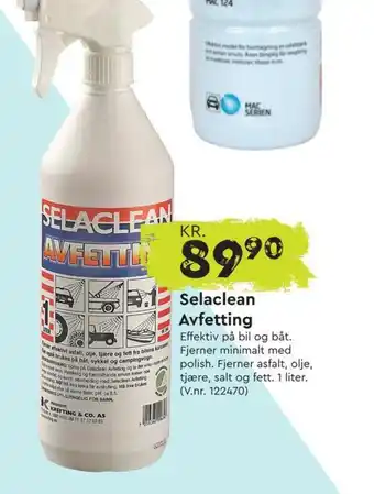 Mekk Selaclean Avfetting tilbud