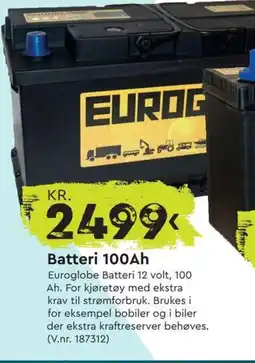 Mekk Batteri 100Ah tilbud