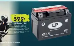 Mekk MC-Batteri 3AH tilbud