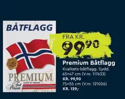 Mekk Premium Båtflagg tilbud