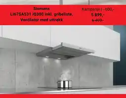 Skousen Siemens LI67SA531 iQ300 inkl. gribeliste, tilbud