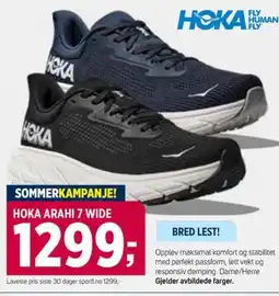 Sport 1 Hoka arahi 7 wide tilbud