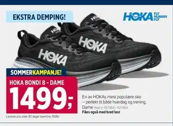 Sport 1 Hoka bondi 8 - dame tilbud