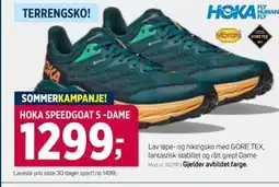 Sport 1 HOKA SPEEDGOAT 5-DAME tilbud
