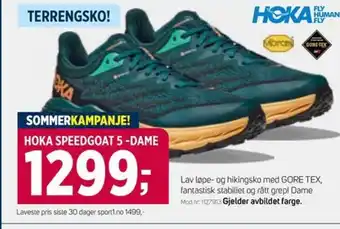 Sport 1 HOKA SPEEDGOAT 5-DAME tilbud