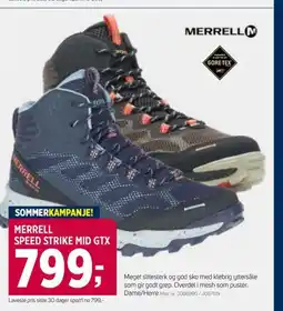 Sport 1 Merrell speed strike mid gtx tilbud