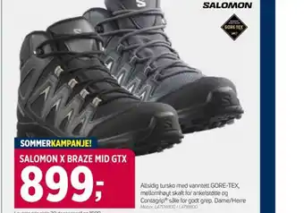 Sport 1 SALOMON X BRAZE MID GTX tilbud