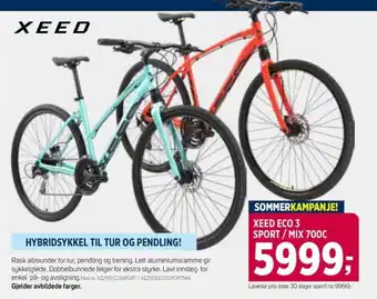 Sport 1 Xeed eco 3 sport/mix 700c tilbud
