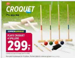 Sport 1 Playx croquet 4 spillere tilbud