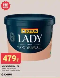 Montér Lady wonderwall tilbud