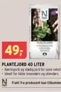 Montér Plantejord 40 liter tilbud