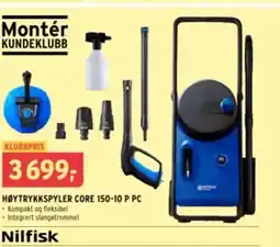 Montér Høytrykkspyler core 150-10 p pc tilbud