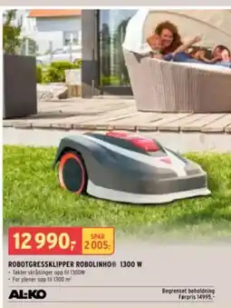 Montér Robotgressklipper robolinhoⓡ 1300 w tilbud