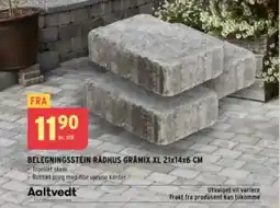 Montér Belegningsstein rådhus gråmix tilbud