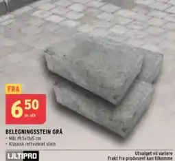 Montér Belegningsstein grå tilbud