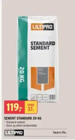 Montér Sement standard tilbud