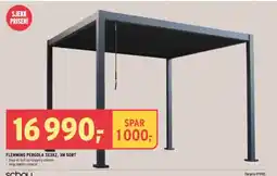 Montér Flemming pergola 3x3x2, 3m sort tilbud