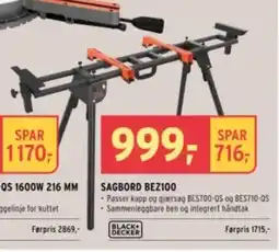 Montér Sagbord bez100 tilbud