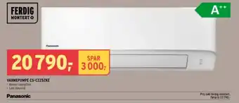 Montér Varmepumpe cs-cz25zke tilbud