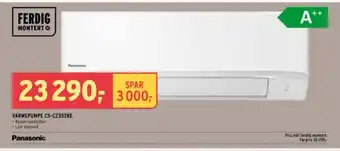 Montér Varmepumpe cs-cz35zke tilbud
