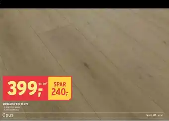 Montér Vinylgulv eik xl lys tilbud