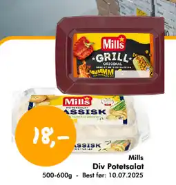 Havaristen Mills Div Potetsalat tilbud
