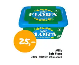 Havaristen Mills Soft Flora tilbud