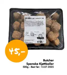 Havaristen Butcher Spanske Kjøttboller tilbud