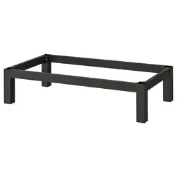 IKEA Kallax Understell, svart, 76x39x18 cm tilbud