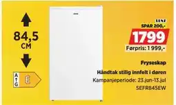POWER Fryseskap, NOK 1799 tilbud