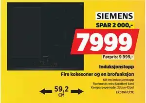 POWER Induksjonstopp, NOK 7999 tilbud