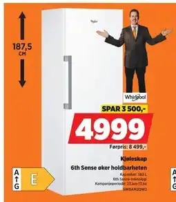 POWER Kjøleskap, NOK 4999 tilbud