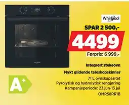 POWER Integrert stekeovn, NOK 4499 tilbud