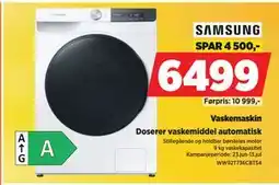 POWER Vaskemaskin, NOK 6499 tilbud