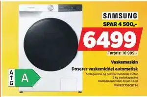 POWER Vaskemaskin, NOK 6499 tilbud